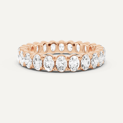 2 ctw Oval Diamond Eternity Band - Lotus Diamond