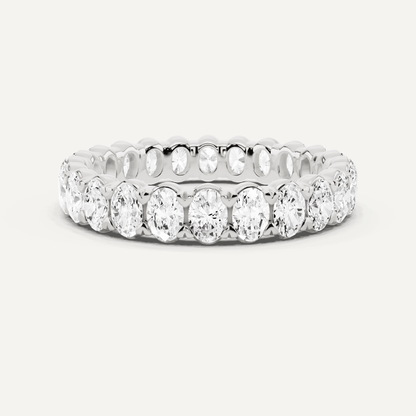 2 ctw Oval Diamond Eternity Band - Lotus Diamond