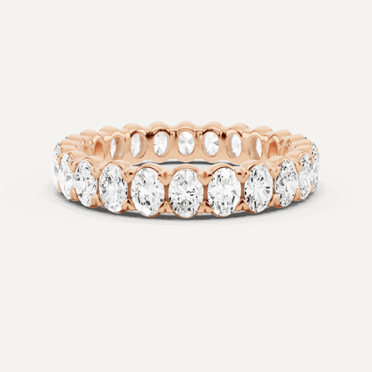 2 ctw Oval Diamond Eternity Band - Lotus Diamond
