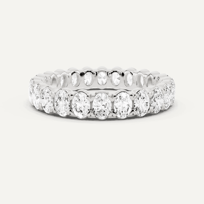2 ctw Oval Diamond Eternity Band - Lotus Diamond