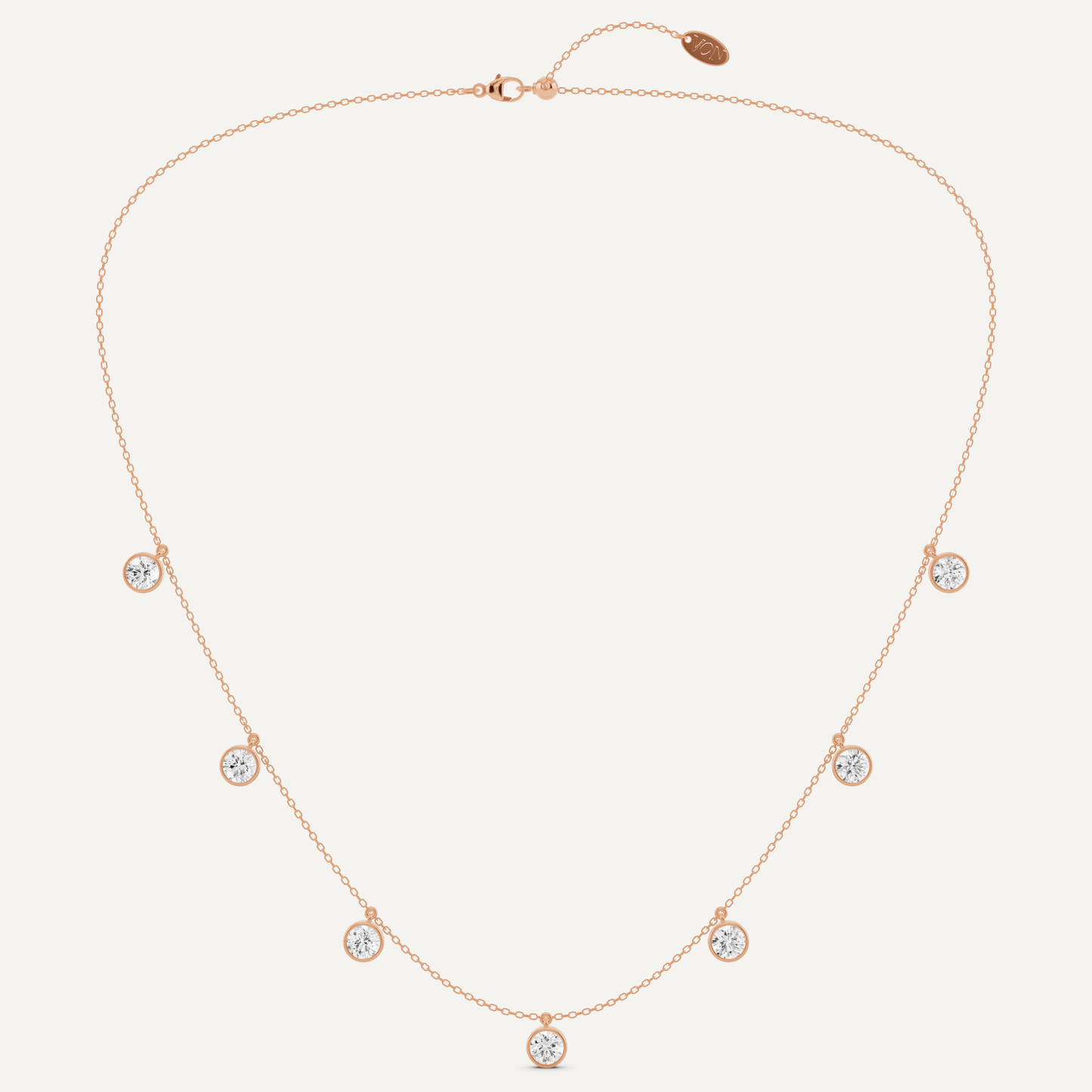 3 1/2 ctw Round Diamond Fashion Necklace - Lotus Diamond