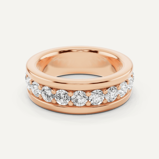 3 ctw Round Diamond Fashion Band - Lotus Diamond