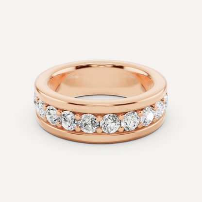 3 ctw Round Diamond Fashion Band - Lotus Diamond