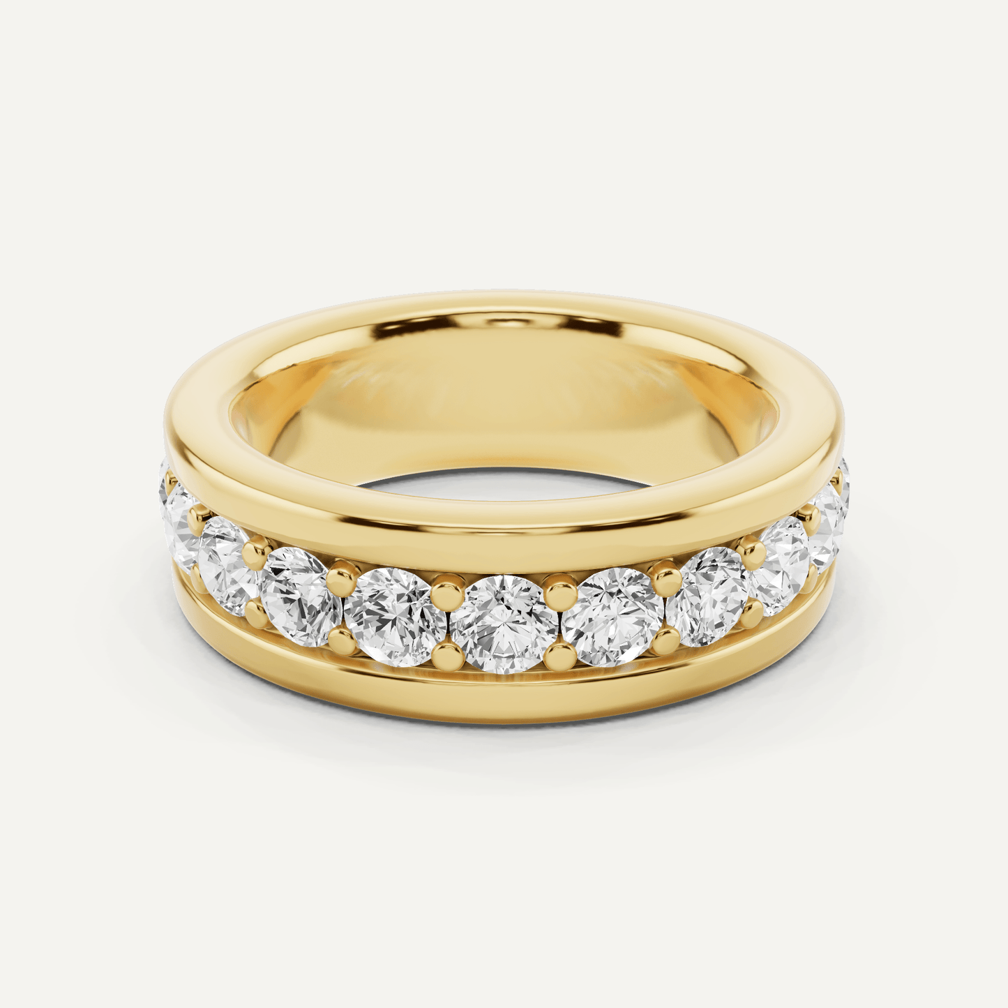 3 ctw Round Diamond Fashion Band - Lotus Diamond