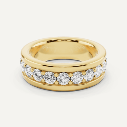 3 ctw Round Diamond Fashion Band - Lotus Diamond