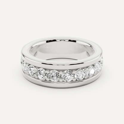 3 ctw Round Diamond Fashion Band - Lotus Diamond
