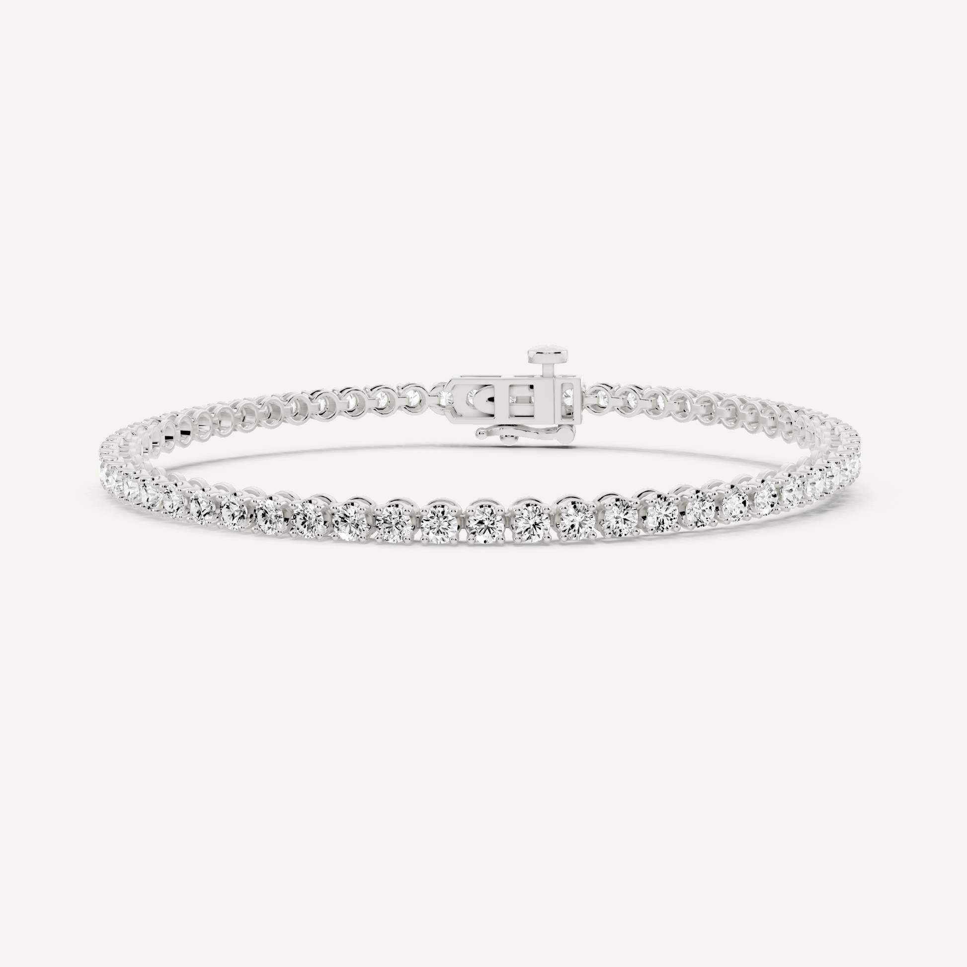 3 ctw Round Diamond Four Prong Tennis Bracelet - Lotus Diamond