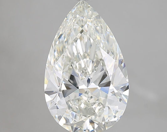 3.02ct Pear Natural Diamond (Colour F, Clarity VS2, GIA) - Lotus Diamond