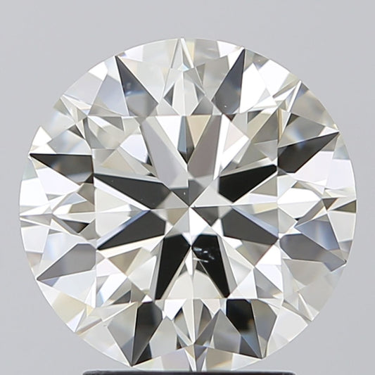 3.20ct Round Natural Diamond (Colour J, Clarity VS2, Cut EX, IGI) - Lotus Diamond