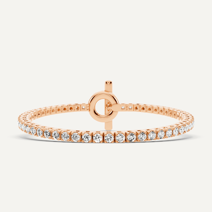 4 1/2 ctw Round Diamond Fashion Bracelet - Lotus Diamond