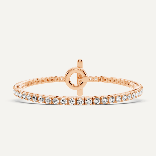 4 1/2 ctw Round Diamond Fashion Bracelet - Lotus Diamond