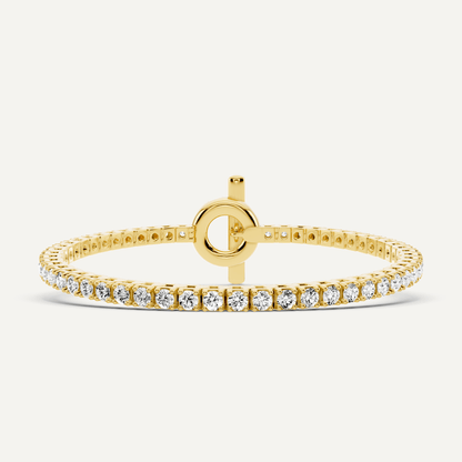 4 1/2 ctw Round Diamond Fashion Bracelet - Lotus Diamond