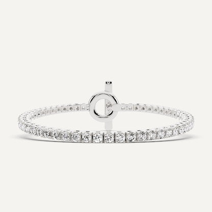 4 1/2 ctw Round Diamond Fashion Bracelet - Lotus Diamond