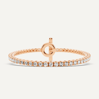 4 1/2 ctw Round Diamond Fashion Bracelet - Lotus Diamond