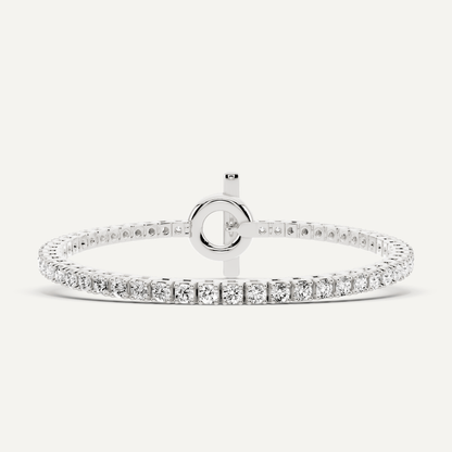 4 1/2 ctw Round Diamond Fashion Bracelet - Lotus Diamond
