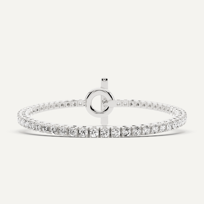 4 1/2 ctw Round Diamond Fashion Bracelet - Lotus Diamond