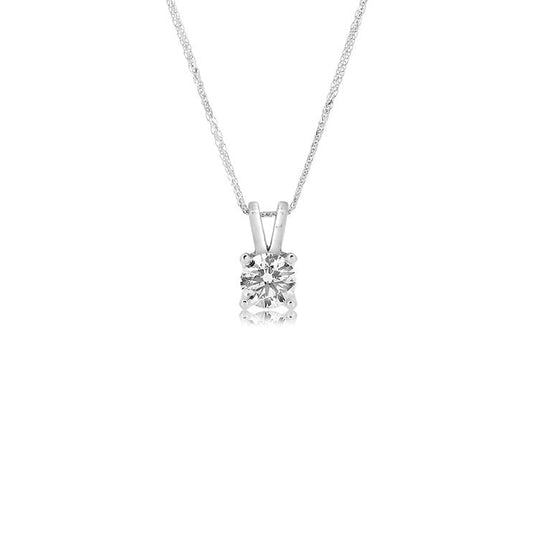 4 Prong pendant setting - Lotus Diamond