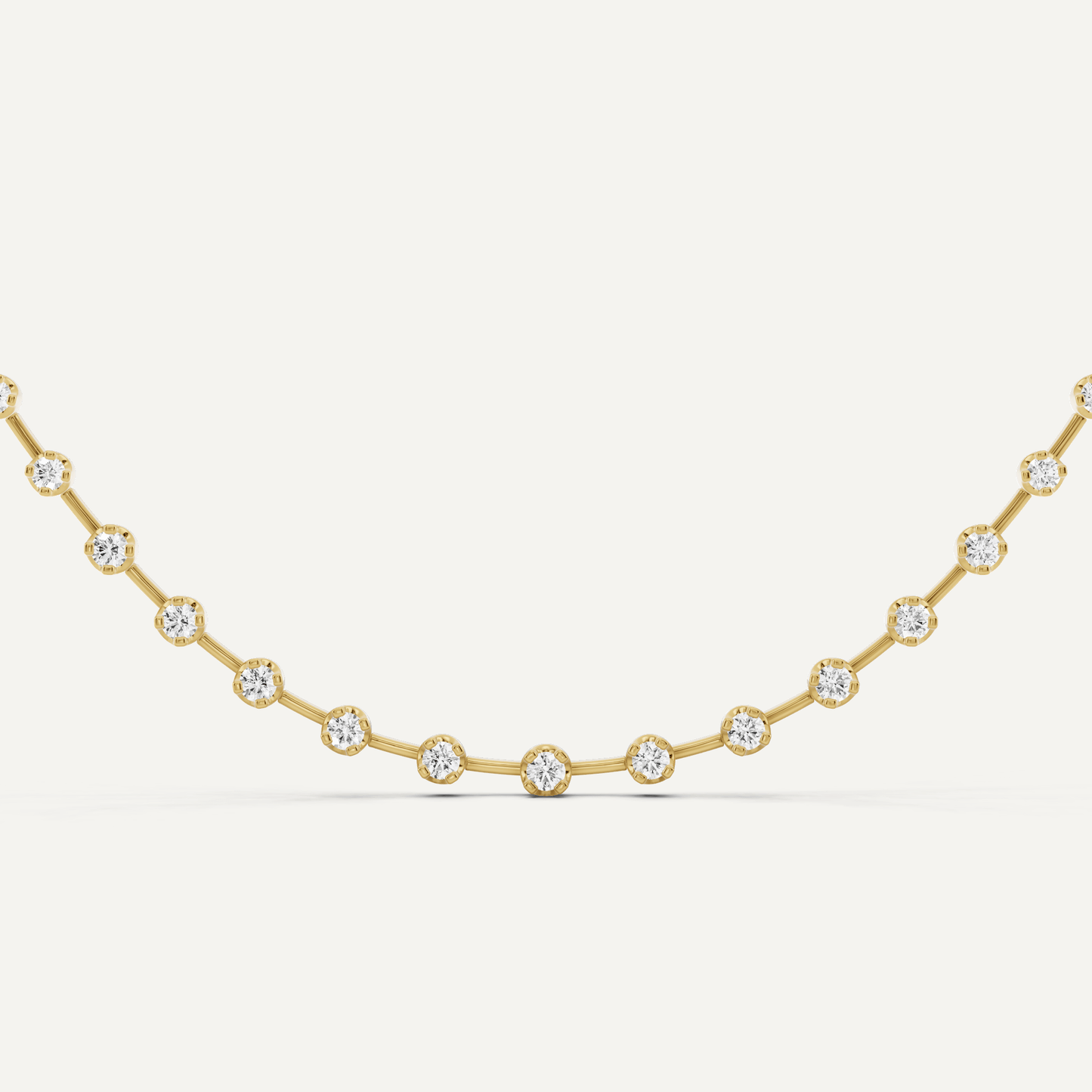 5 ctw Round Diamond Fashion Necklace - Lotus Diamond