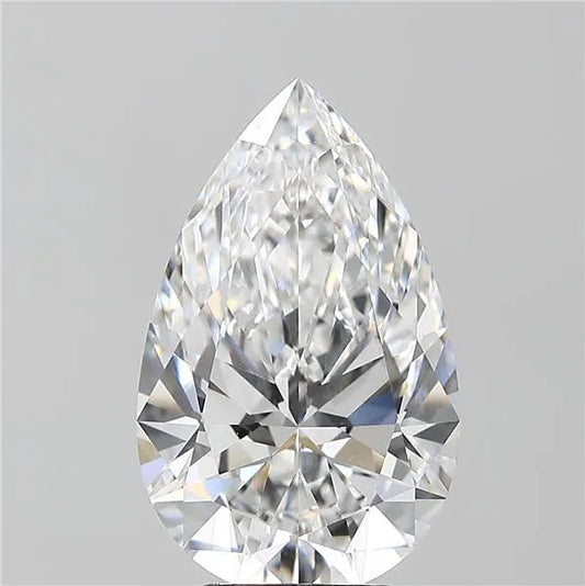 5.18ct Pear Lab Grown Diamond (Colour D, Clarity VVS2, IGI) Lotus Diamond