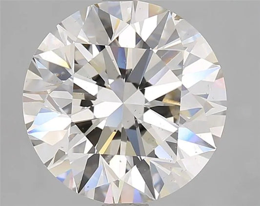5.52ct Round Natural Diamond (Colour J, Clarity VS2, Cut EX, IGI Certified) - Lotus Diamond