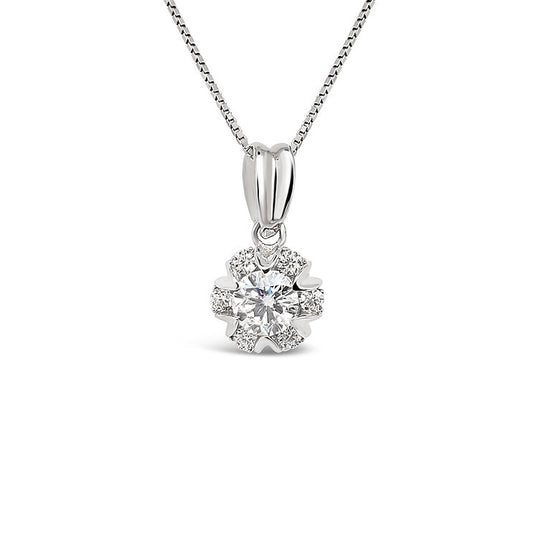 18K Diamond  Pendant