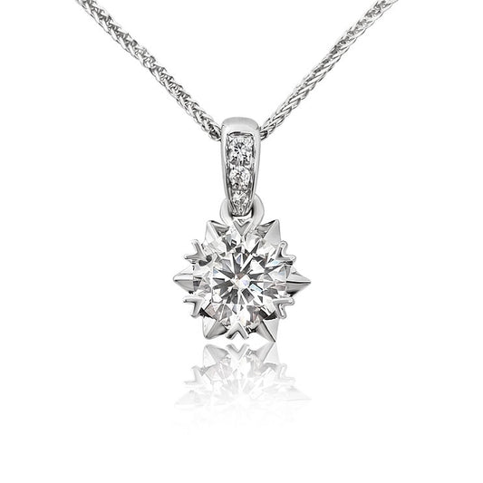 Snowflake diamond  Pendant