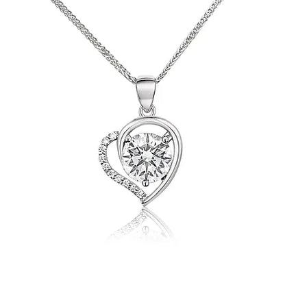 Heart- diamond  Pendant