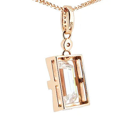 Classic rose gold diamond Pendant