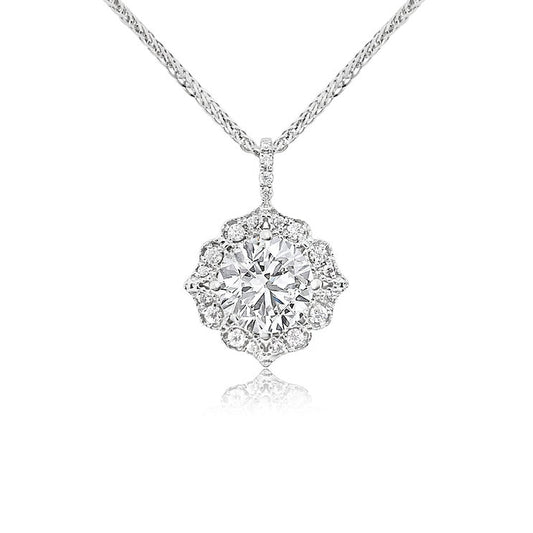 Classical diamond Pendant