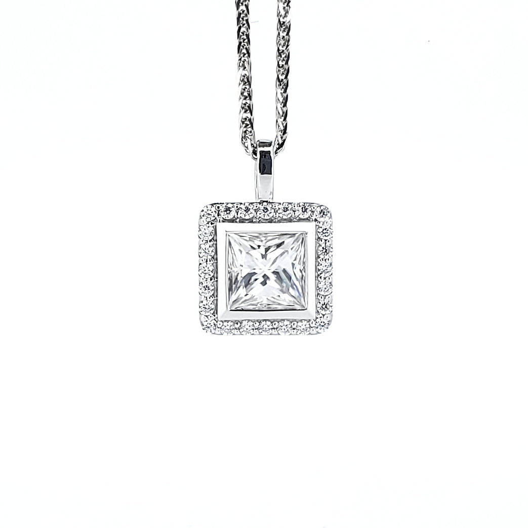 18K diamond  pendants