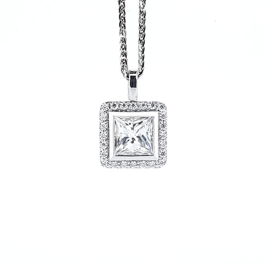 18K diamond  pendants