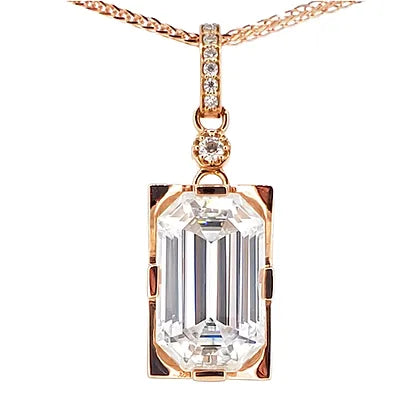 Classic rose gold diamond Pendant