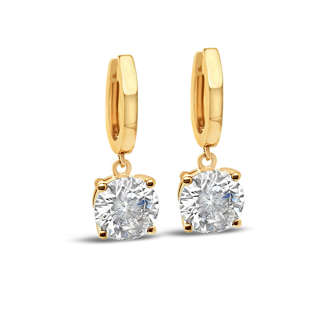 18K earrings setting