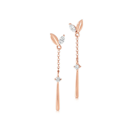 Lab-grown Diamond Earrings 0.26 ctw