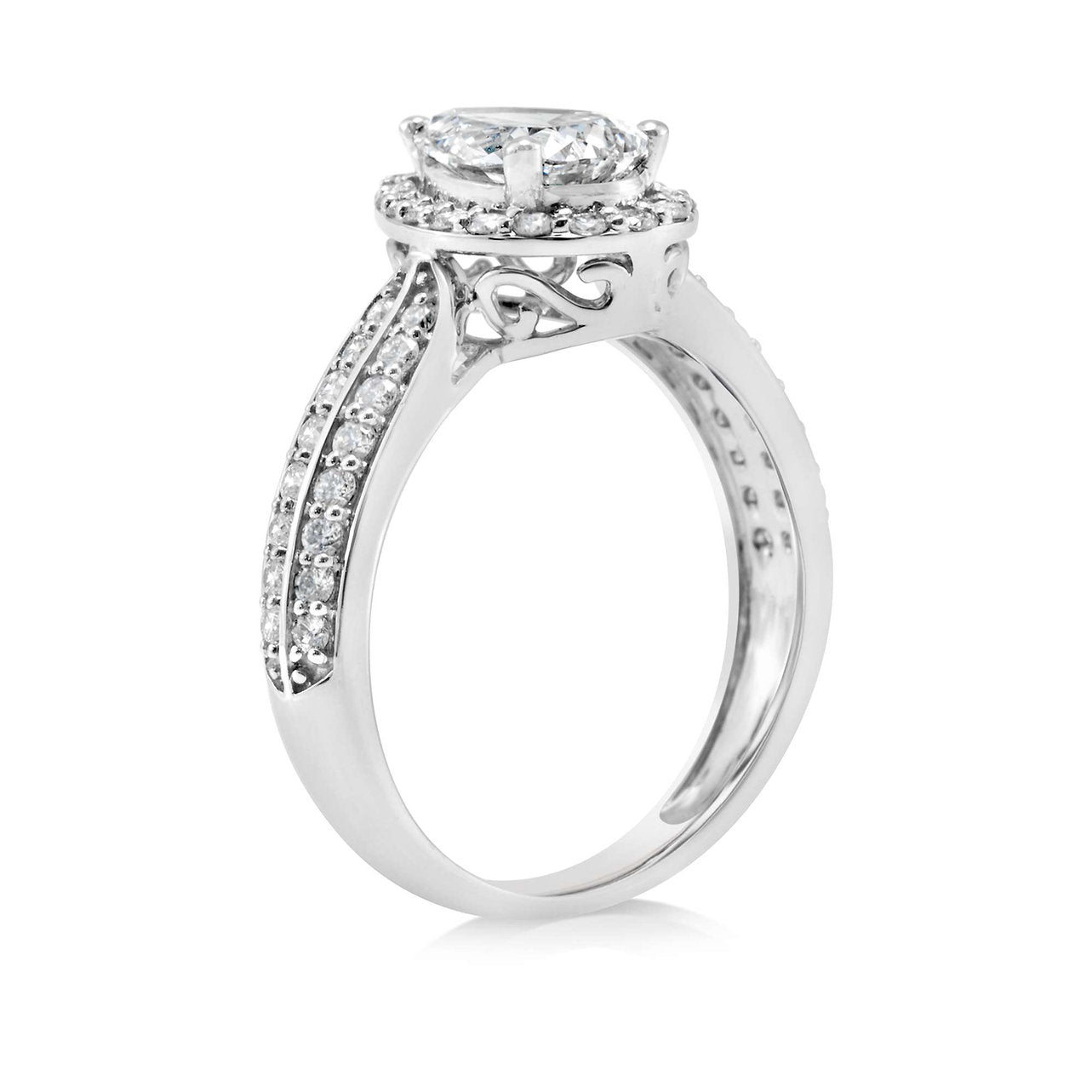 Diamond 18K ring setting