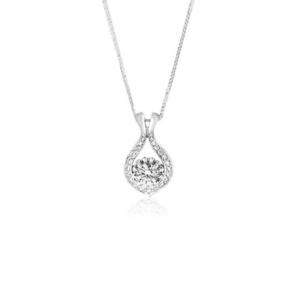 18K diamond pendant