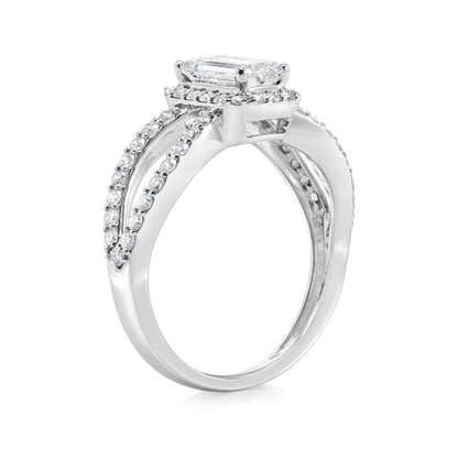 Lab grown Diamond 18K ring setting