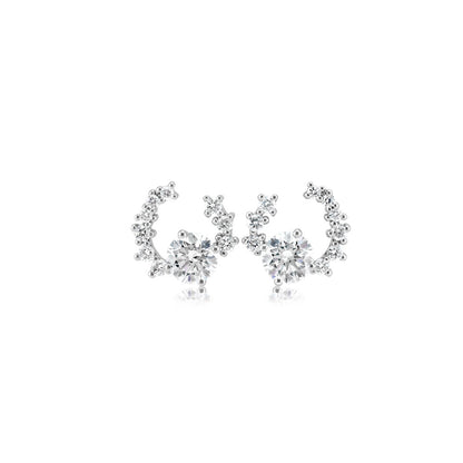 Diamond 18K earrings setting