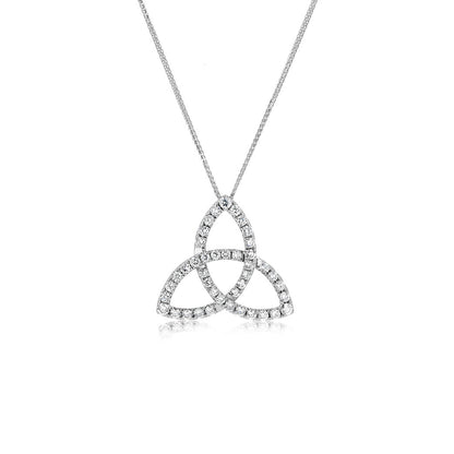 Lab-grown Diamond Necklace 0.80 ctw