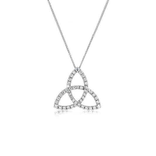 Lab-grown Diamond Necklace 0.80 ctw