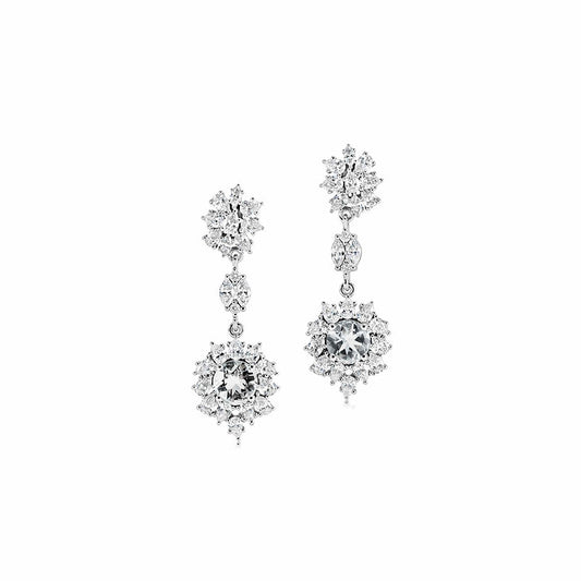 Diamond 18K earrings setting