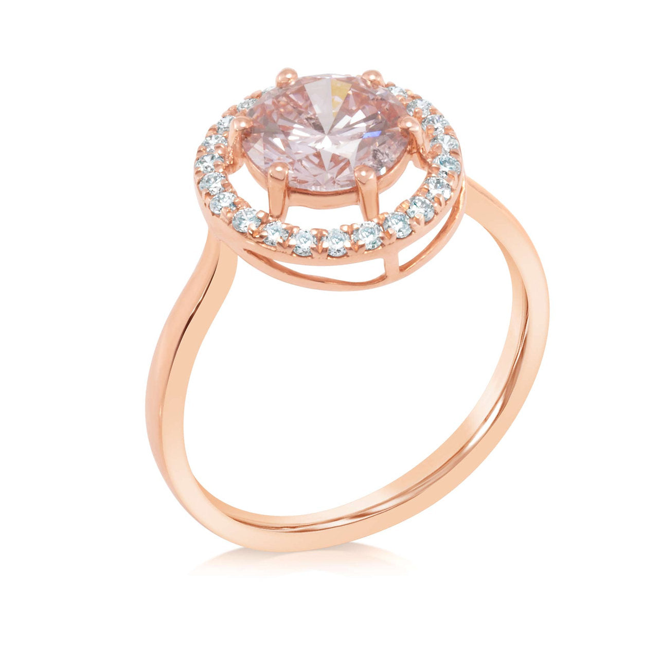 Fancy Pink Lab-grown Diamond Ring 1.72ctw