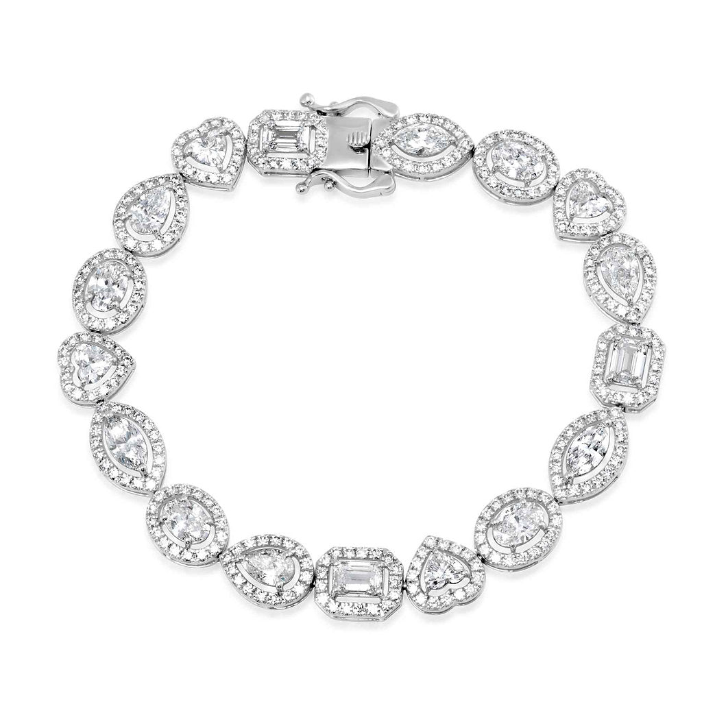 Lab-grown Diamonds Bracelet 7.93 ctw