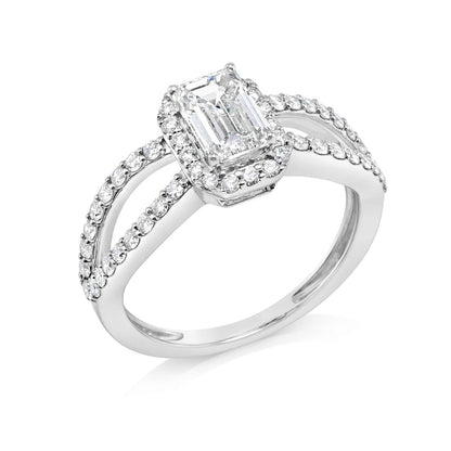 Lab grown Diamond 18K ring setting