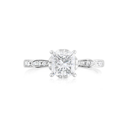 Diamond 18K ring setting