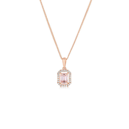 Fancy Pink Lab-grown Diamond Necklace 0.84 ctw