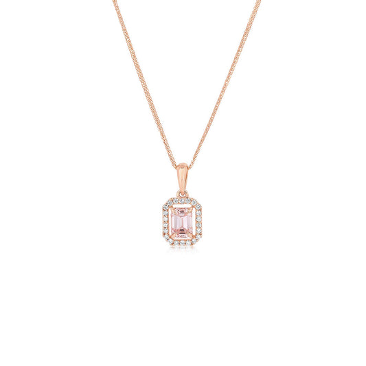 Fancy Pink Lab-grown Diamond Necklace 0.84 ctw