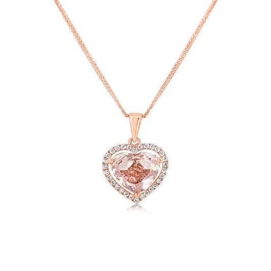 Gorgeous Heart-shaped   Lab-Grown Diamond Pendant