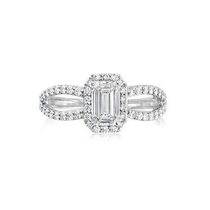 Lab grown Diamond 18K ring setting