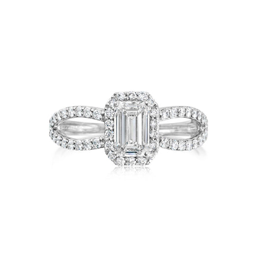 Lab grown Diamond 18K ring setting